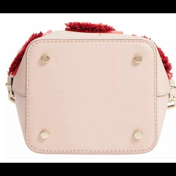 NEW Kate Spade Flamingo Peppa Bucket Crossbody - Picture 4 of 5
